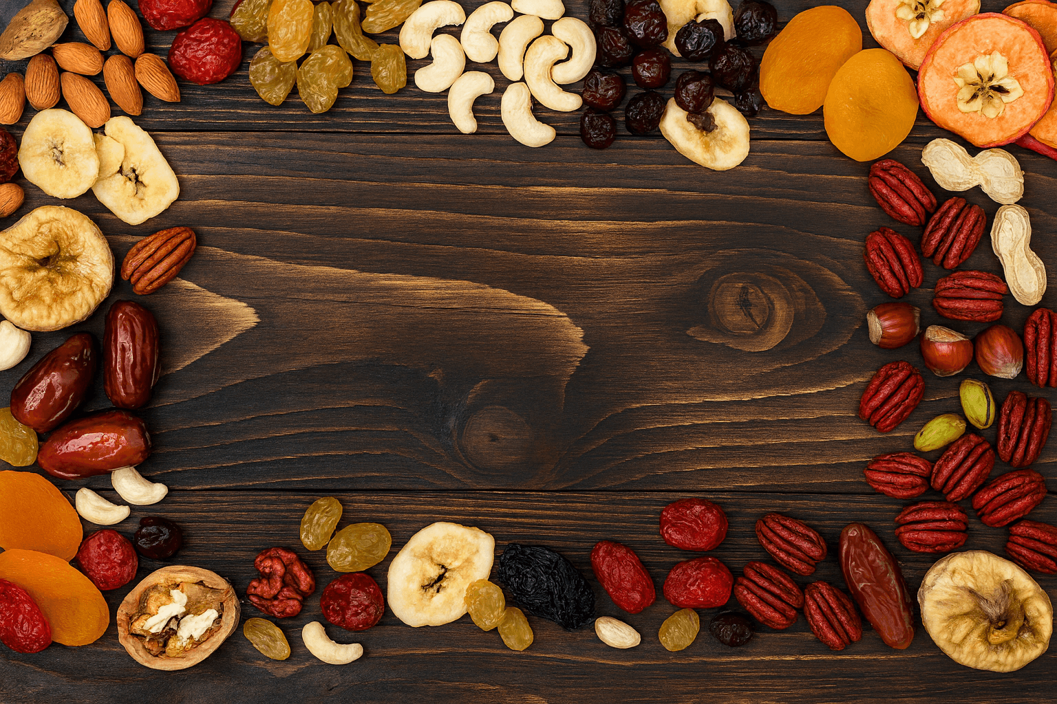 Natural ingredients and nuts