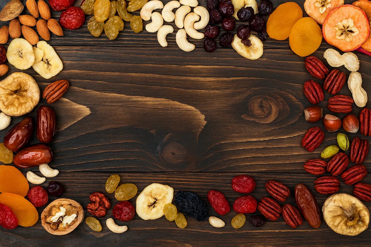 Natural ingredients and nuts
